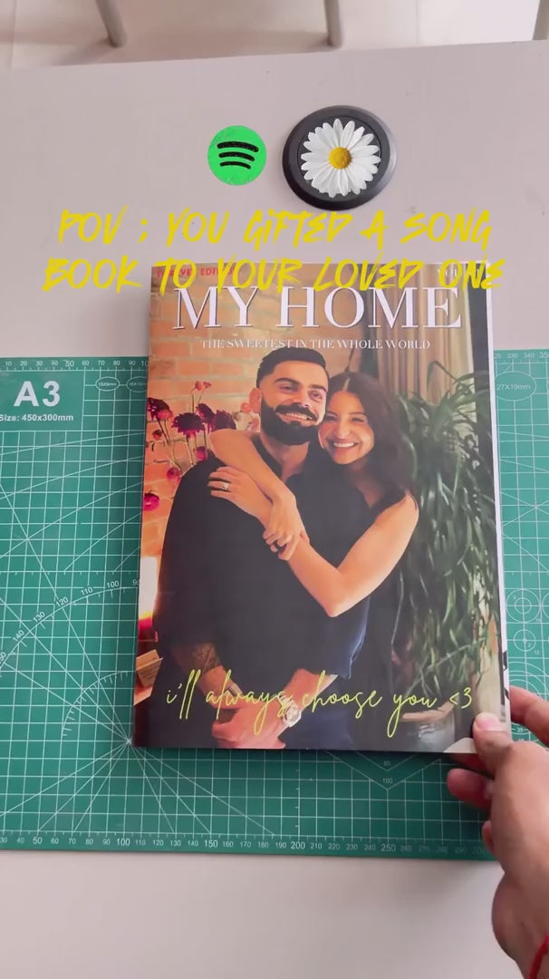Customized Song Book Magazine – Your Story, Your Songs, Your Memories
