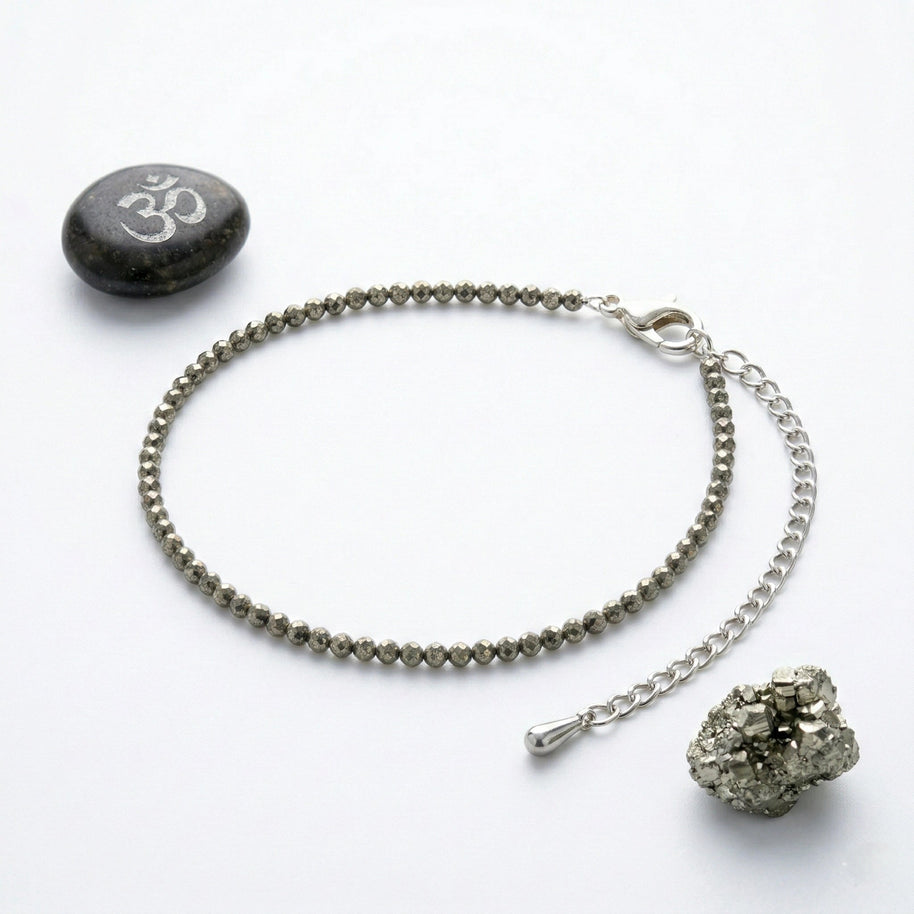 Pyrite Anklet
